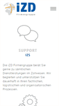 Mobile Screenshot of izd-gmbh.de